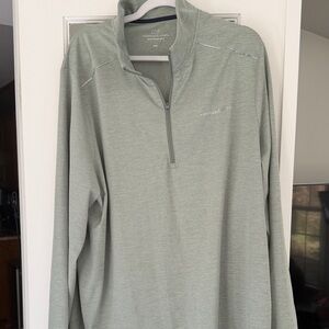 Vineyard Vines Men's Sage Zip-Up Sweater